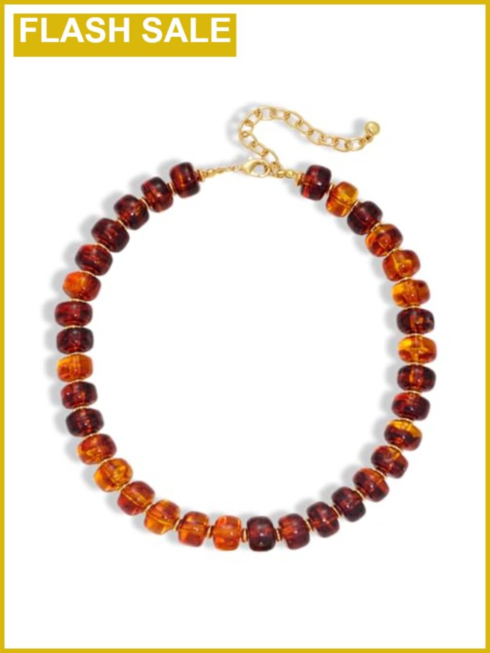 Resin Chunky Beaded Statement Necklace Handmade Boho Choker